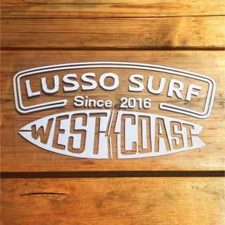 正規品☆LUSSO SURF 防水ステッカー　白☆RVCA ホワイト