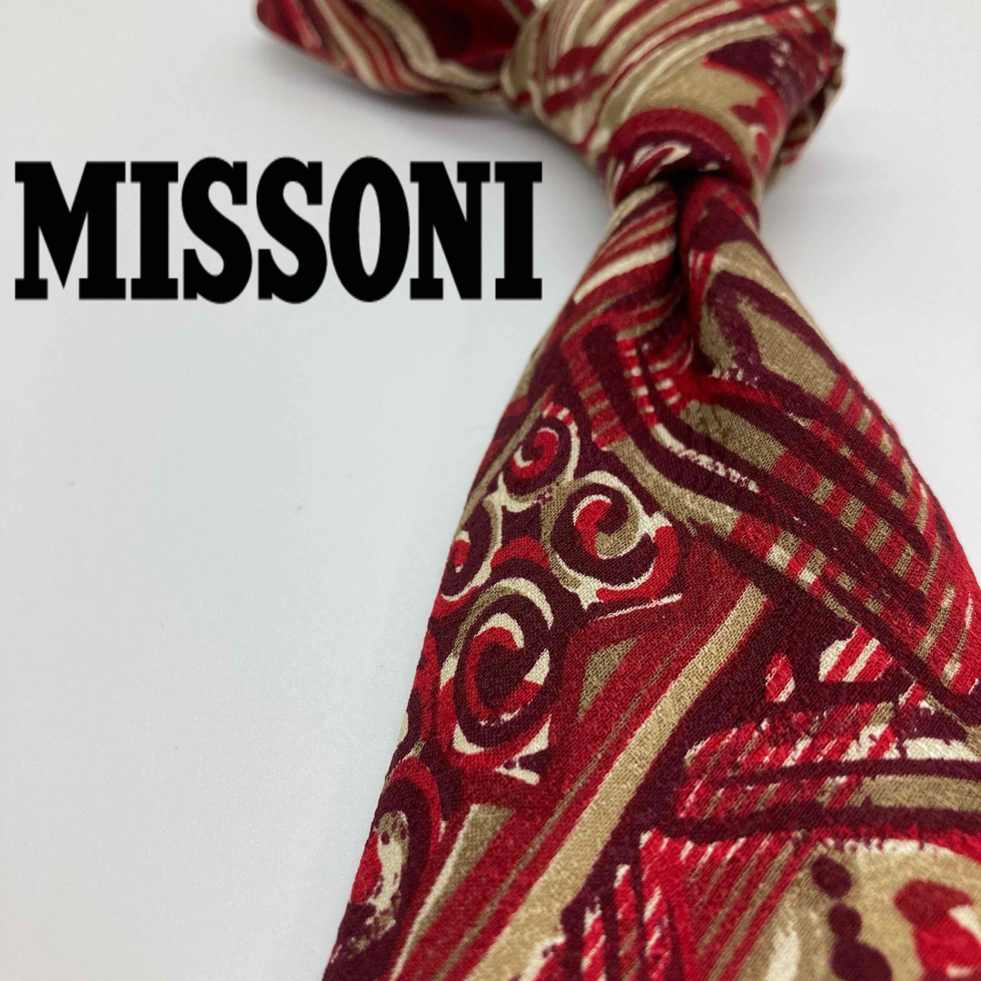 MISSONI(ミッソーニ)の【美品】MISSONI/ミッソーニ　ネクタイ　総柄 メンズのファッション小物(ネクタイ)の商品写真