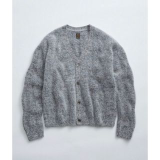 (美品) 別注FOX WOOL MOHAIR JACQUARD CARDIGAN(カーディガン)