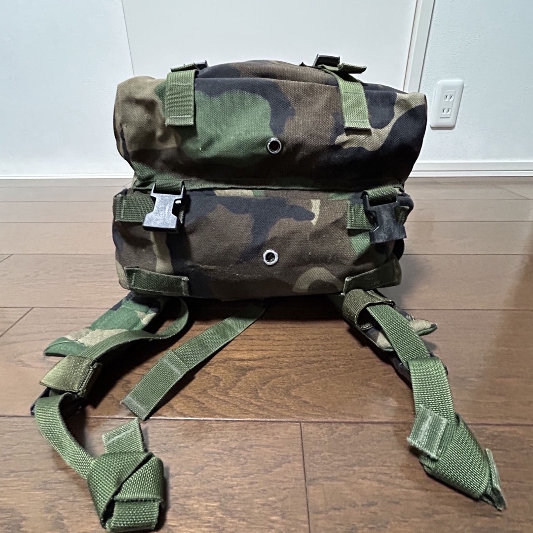 MILITARY(ミリタリー)の【米軍放出品】MOLLEⅡ3DAY アサルトパック　ウッドランド 放出品USED エンタメ/ホビーのミリタリー(個人装備)の商品写真