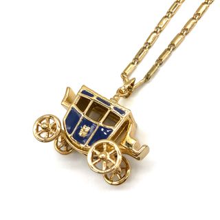 ディズニー(Disney)のDisney Couture ロングネックレス 馬車 エナメル ゴールドカラー(ネックレス)