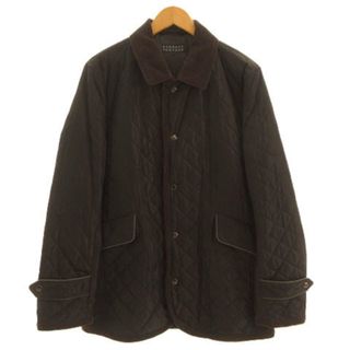 バーニーズニューヨーク(BARNEYS NEW YORK)のバーニーズニューヨーク ジャケット キルティング パイピング 中綿入り 茶 M(その他)