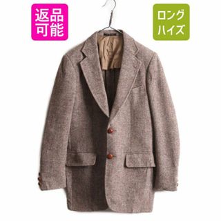 ハリスツイード(Harris Tweed)の80s USA製 Adams Row ハリスツイード テーラード ジャケット メンズ S / 80年代 ヴィンテージ ブレザー ウール ツイード RICHMAN BROTHERS(テーラードジャケット)