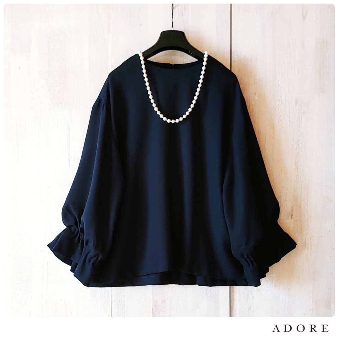 ADORE(アドーア)の◆幻◆ 希少美品 定価3.2万円 ADORE  袖バルーンアムンゼンブラウス レディースのトップス(シャツ/ブラウス(長袖/七分))の商品写真