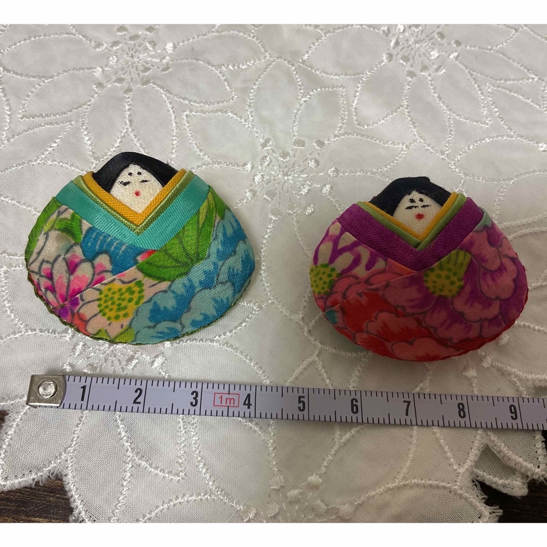 お雛様&台座セット②ハンドメイド エンタメ/ホビーのおもちゃ/ぬいぐるみ(その他)の商品写真