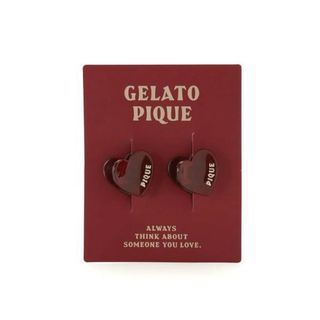 ジェラートピケ(gelato pique)の新品 ジェラートピケ ハートミニヘアクリップ(バレッタ/ヘアクリップ)