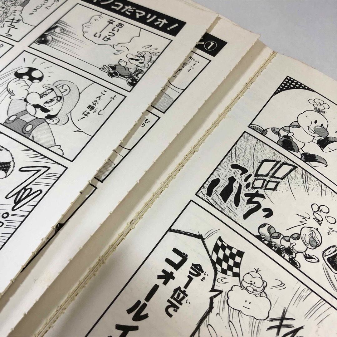 スーパーマリオ4コママンガ　セット エンタメ/ホビーの漫画(4コマ漫画)の商品写真