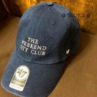 フォーティセブン(47 Brand)の47 THE WEEKEND  CITY  CLUB ネイビー　キャップ　帽子(キャップ)