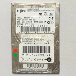 フジツウ(富士通)のFujitsu 2.5インチHDD MHH2064AT 6.4GB／H12(PCパーツ)