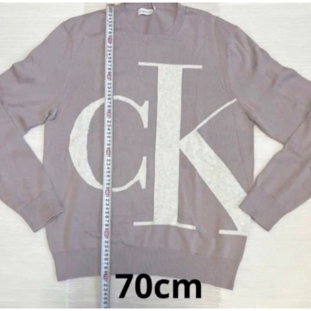 Calvin Klein(カルバンクライン)の送料無料 新品 CALVIN KLEIN メンズ クルーネックセーター L メンズのトップス(ニット/セーター)の商品写真