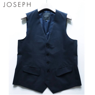 ジョゼフ(JOSEPH)の《ジョセフ》新品 軽量 洗濯可能 総柄 ストレッチベスト ジレ 46(M)(ベスト)