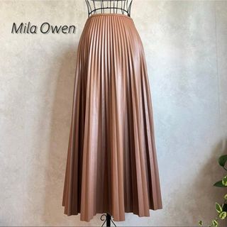 ミラオーウェン(Mila Owen)の【美品】ミラオーウェン　プリーツロングスカート(ロングスカート)