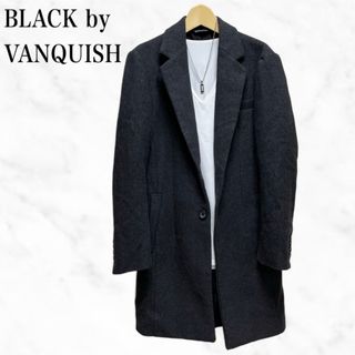 ブラックバイヴァンキッシュ(Black by VANQUISH)のBLACK by VANQUISH チェスターコート　アウター　ウールコート(チェスターコート)