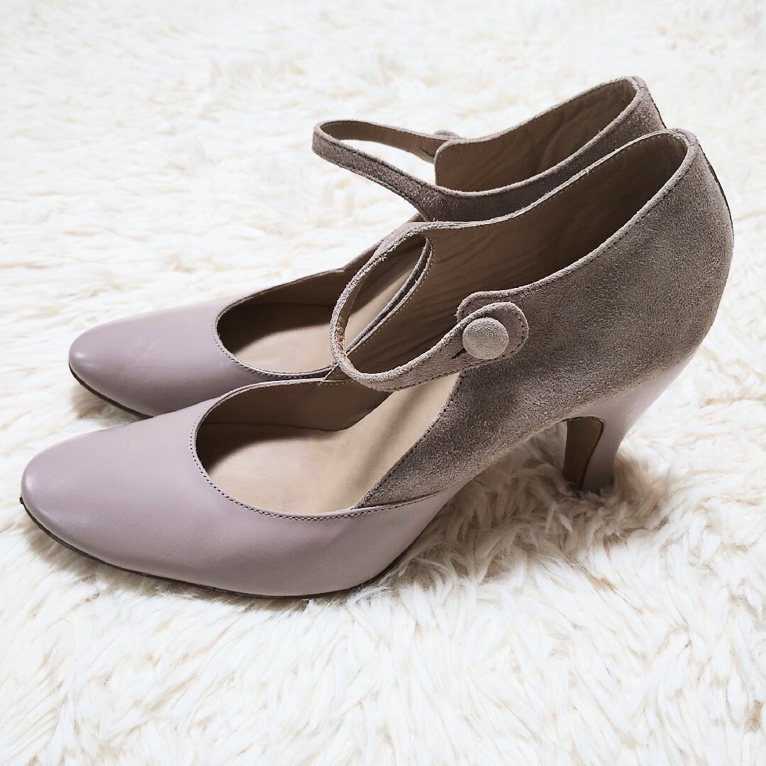 repetto(レペット)の大人気　repetto　レペット　ストラップパンプス　ラウンドトゥ　38 レディースの靴/シューズ(ハイヒール/パンプス)の商品写真