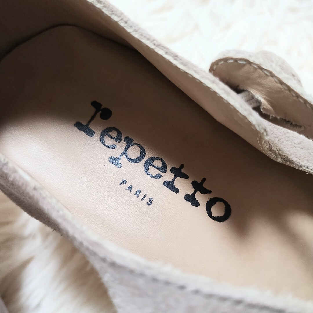 repetto(レペット)の大人気　repetto　レペット　ストラップパンプス　ラウンドトゥ　38 レディースの靴/シューズ(ハイヒール/パンプス)の商品写真