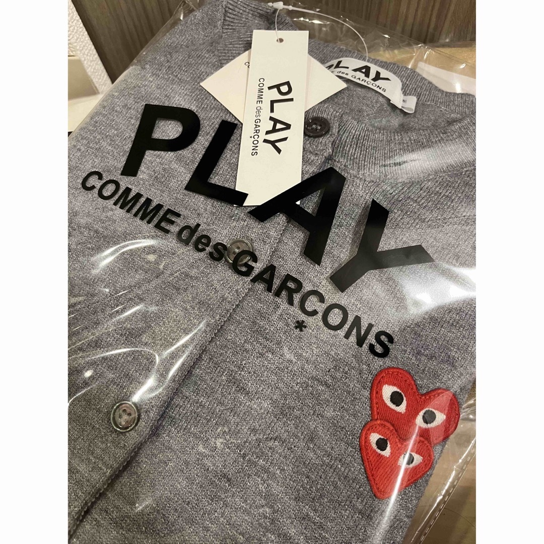 COMME des GARCONS(コムデギャルソン)のコムデギャルソン　カーディガン　ダブルハート Mサイズ レディースのトップス(カーディガン)の商品写真