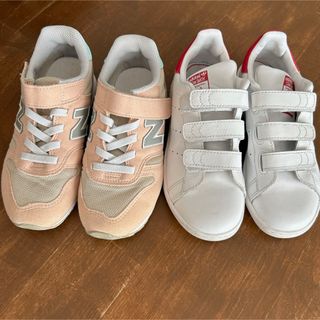 ニューバランス(New Balance)のスニーカー　2足セット　19cm 19.5cm ニューバランス　スタンスミス(スニーカー)