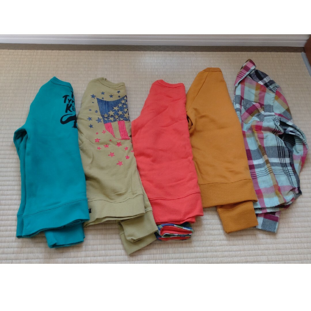 F.O.KIDS(エフオーキッズ)のサイズ140　FOキッズ　エフオーキッズ　まとめ売り　美品　スウェット＆パンツ キッズ/ベビー/マタニティのキッズ服男の子用(90cm~)(Tシャツ/カットソー)の商品写真