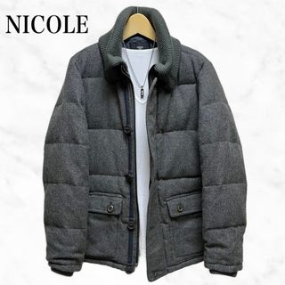 ニコル(NICOLE)のNICOLE selection ダウンジャケット　グレー　アウター(ダウンジャケット)