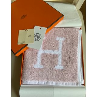 HERMES PARIS エルメス ハンカチ ソルド レッド/ホワイト約47cmｘ47cm