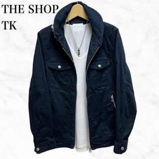 ザショップティーケー(THE SHOP TK)のTHE SHOP TK ジャケット　ライトアウター　ブルゾン　紺色　ネイビー系(ブルゾン)