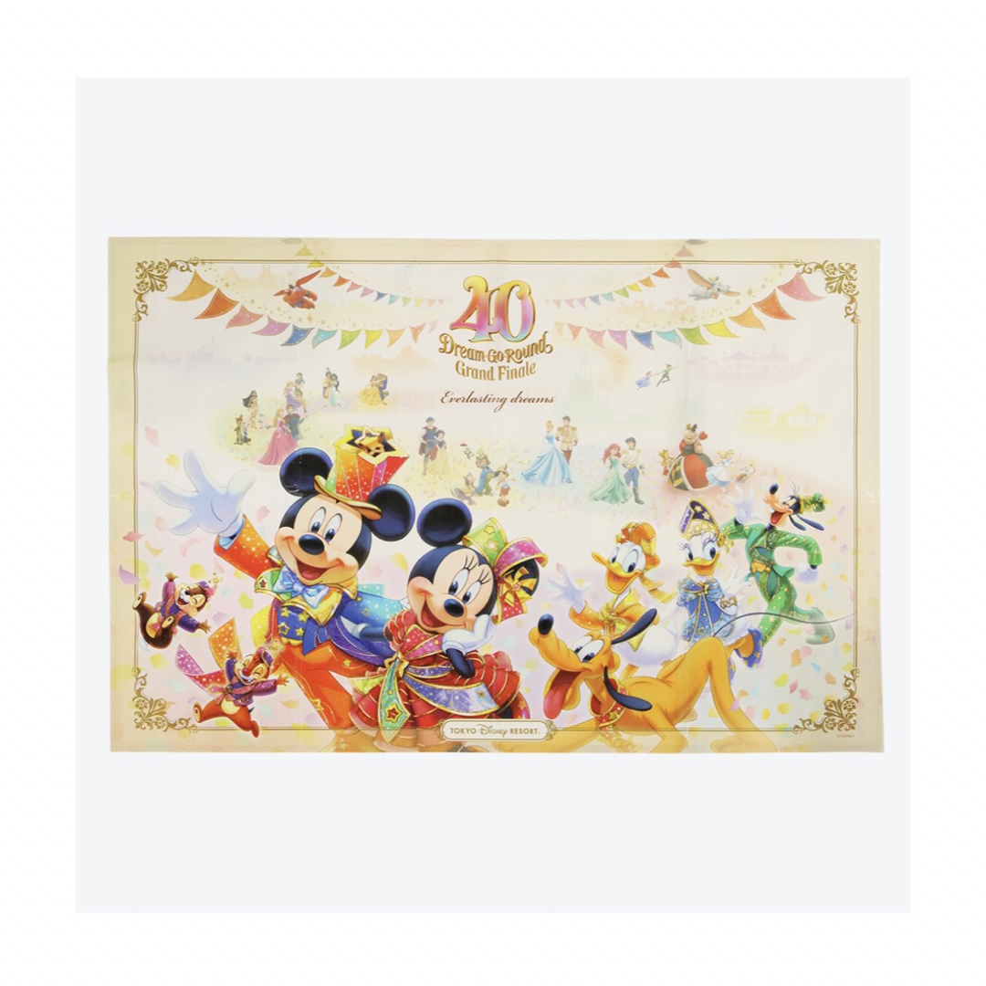 Disney(ディズニー)のディズニー　40周年　レジャーシート エンタメ/ホビーのおもちゃ/ぬいぐるみ(キャラクターグッズ)の商品写真