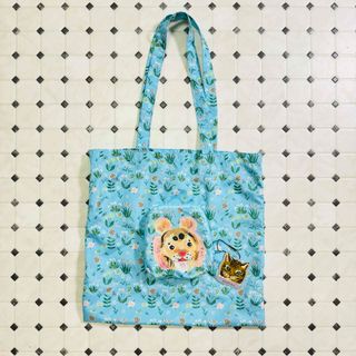 NathalieLete Face bag Tiger ナタリーレテトートバッグ(トートバッグ)