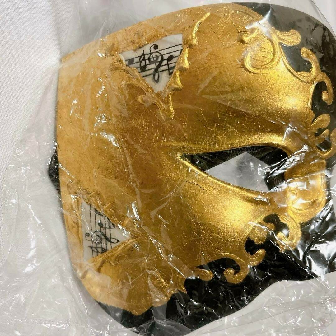 ビンテージ オペラ座の怪人マスク ベネチアンハーフフェイス ビンテージ オペラ座の怪人マスク ベネチアンハーフフェイス