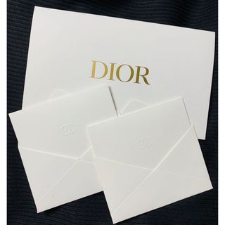 CHANEL - 《新品未使用》CHANELメッセージカードセット  DIOR レター封筒