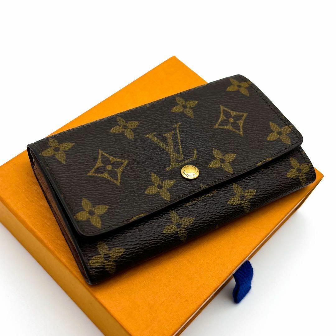 LOUIS VUITTON - 【極美品】ルイヴィトン ポルトモネジップ 折り財布