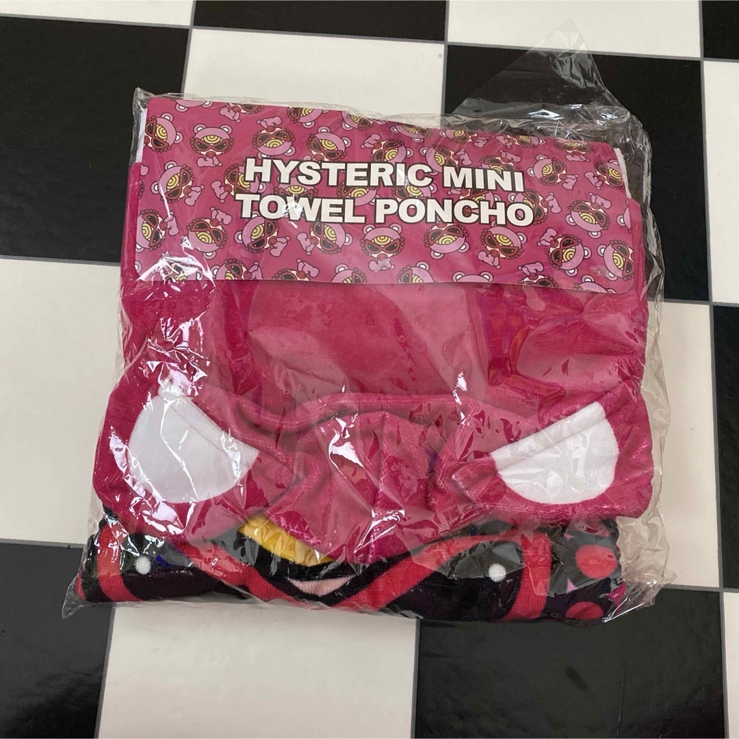 HYSTERIC MINI(ヒステリックミニ)のヒステリックミニ テディ タオルポンチョ キッズ/ベビー/マタニティのキッズ/ベビー/マタニティ その他(その他)の商品写真