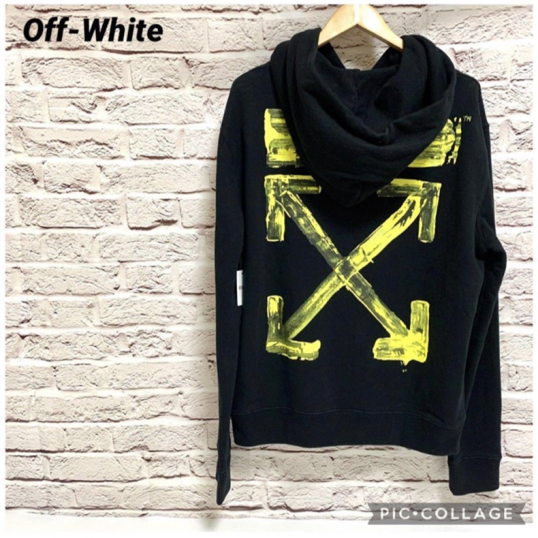 【美品XLサイズ】人気！OFF-WHITEパーカートップス