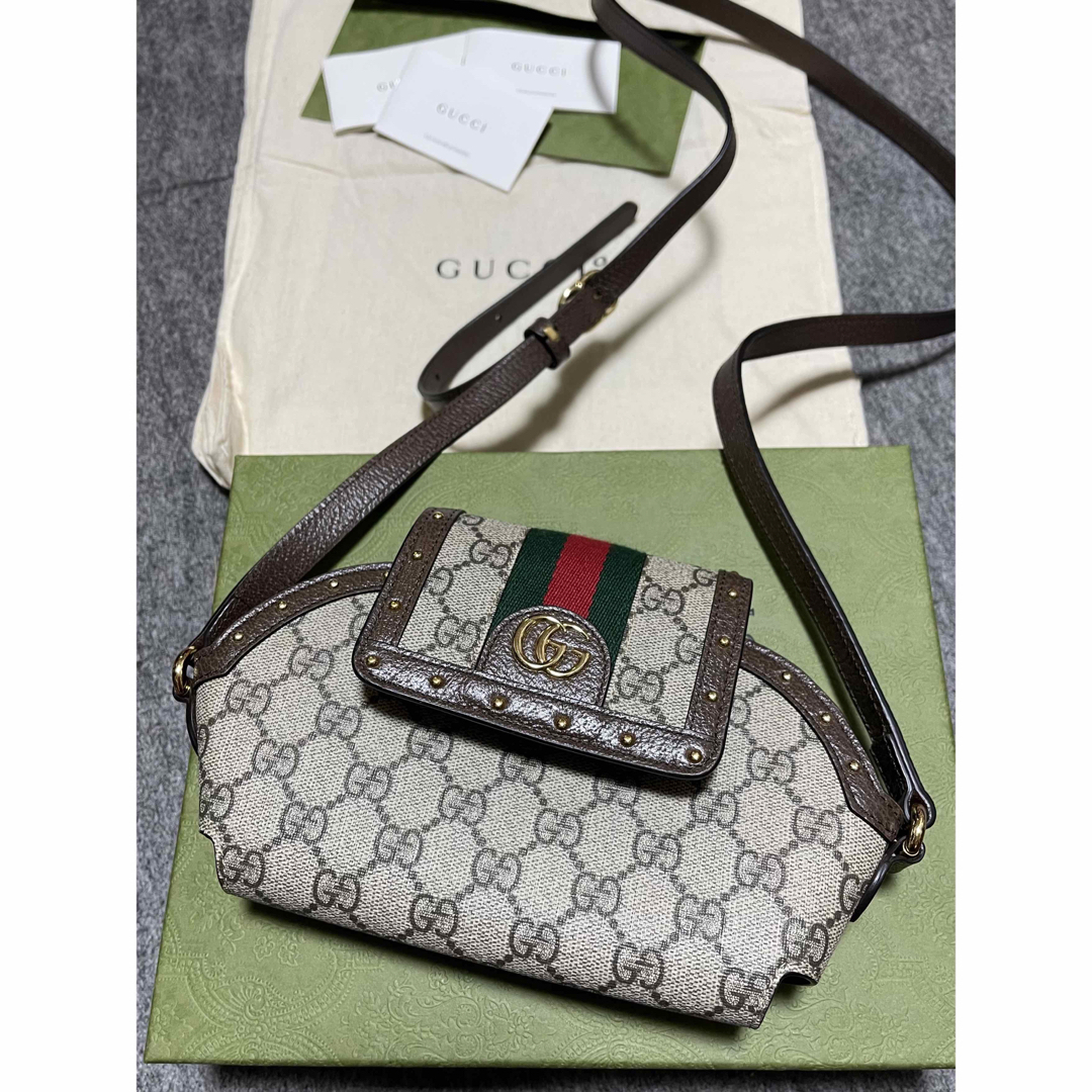 Gucci(グッチ)の 美品◆GUCCIオンライン限定品◆ オフィディアAirPodsMaxケース  メンズのバッグ(ショルダーバッグ)の商品写真