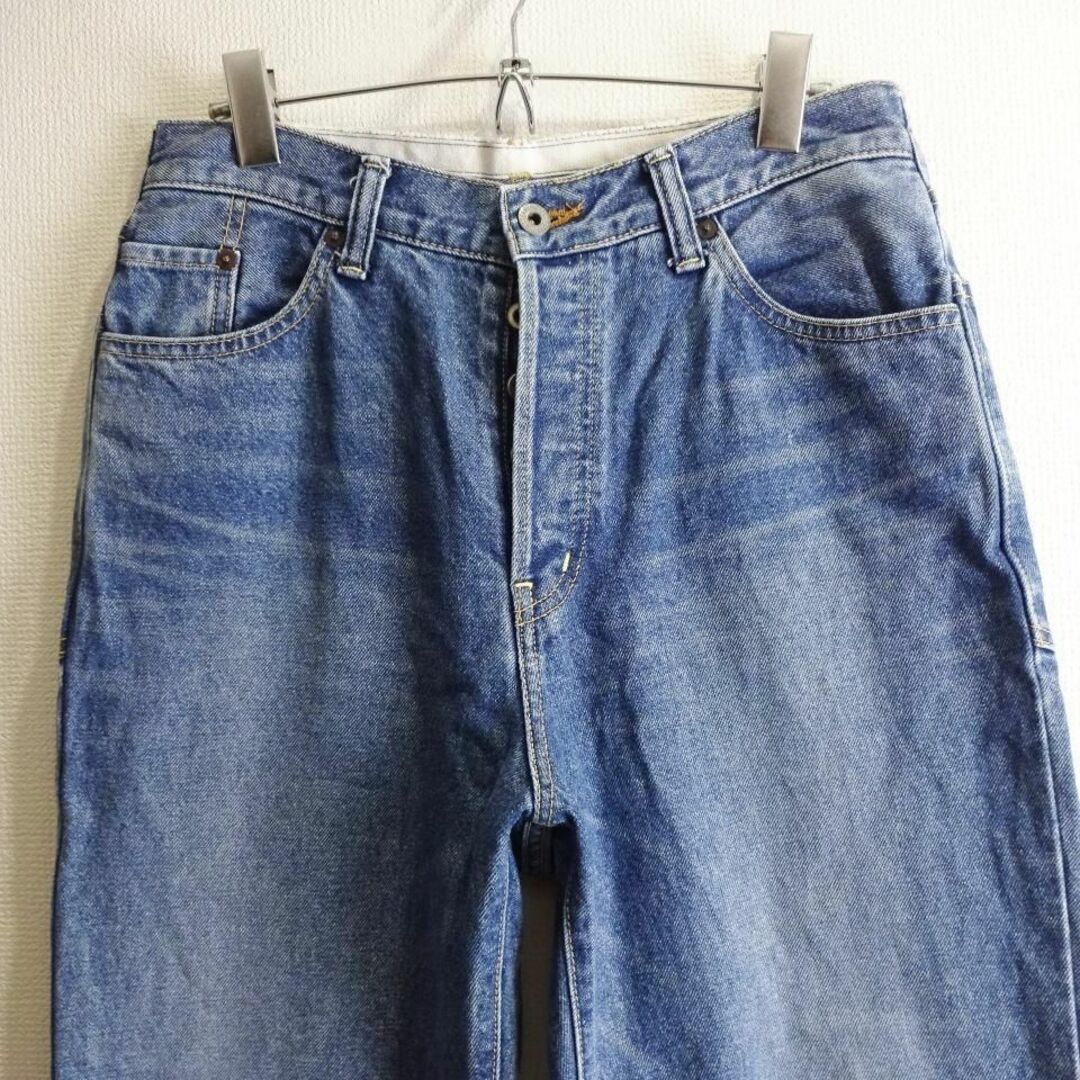 JOHNBULL(ジョンブル)のジョンブル　ユナイトテーパードジーンズ　W76cm　ハイウエスト　藍青　日本製 レディースのパンツ(デニム/ジーンズ)の商品写真