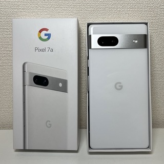 グーグル(Google)の未使用 Google Pixel 7a Snow 5G 128GB SIMフリー(スマートフォン本体)