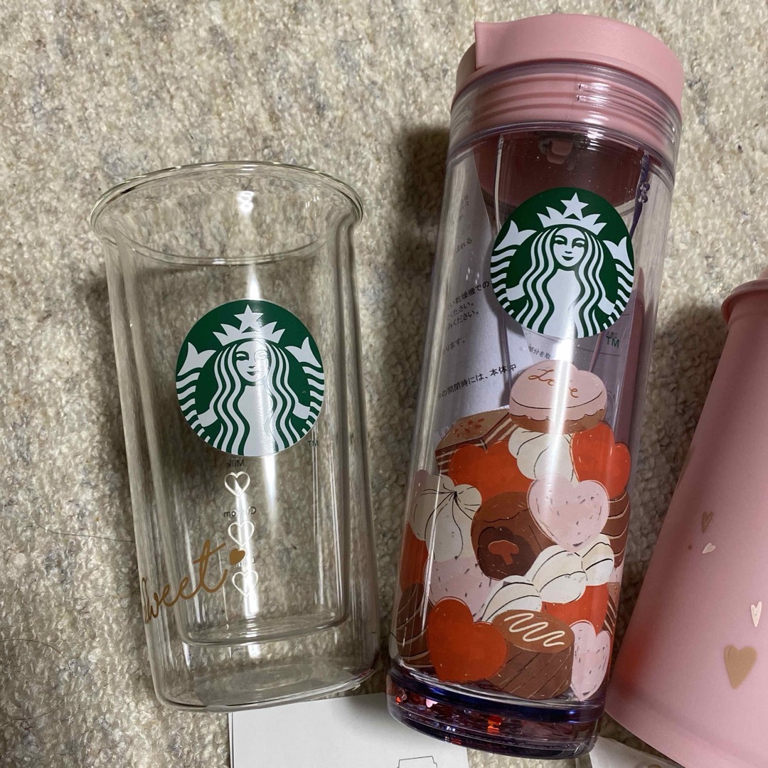 Starbucks(スターバックス)の新品　スターバックス　バレンタイン　ハロウィン　タンブラー　リユーザブルカップ インテリア/住まい/日用品のキッチン/食器(容器)の商品写真