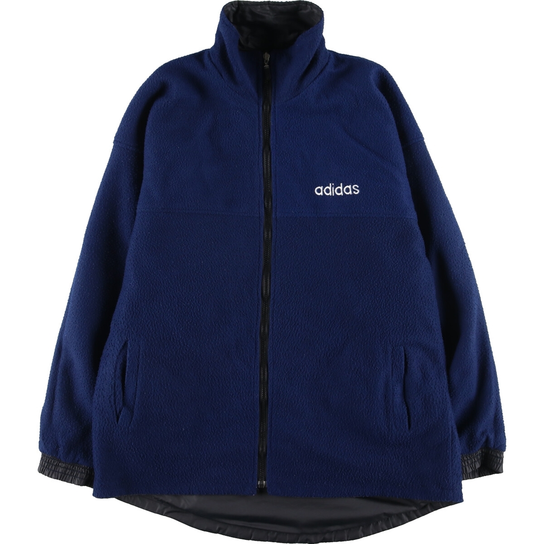 adidas(アディダス)の古着 80年代 アディダス adidas バックロゴ リバーシブル ウインドブレーカー メンズL ヴィンテージ /evb004144 メンズのジャケット/アウター(ナイロンジャケット)の商品写真