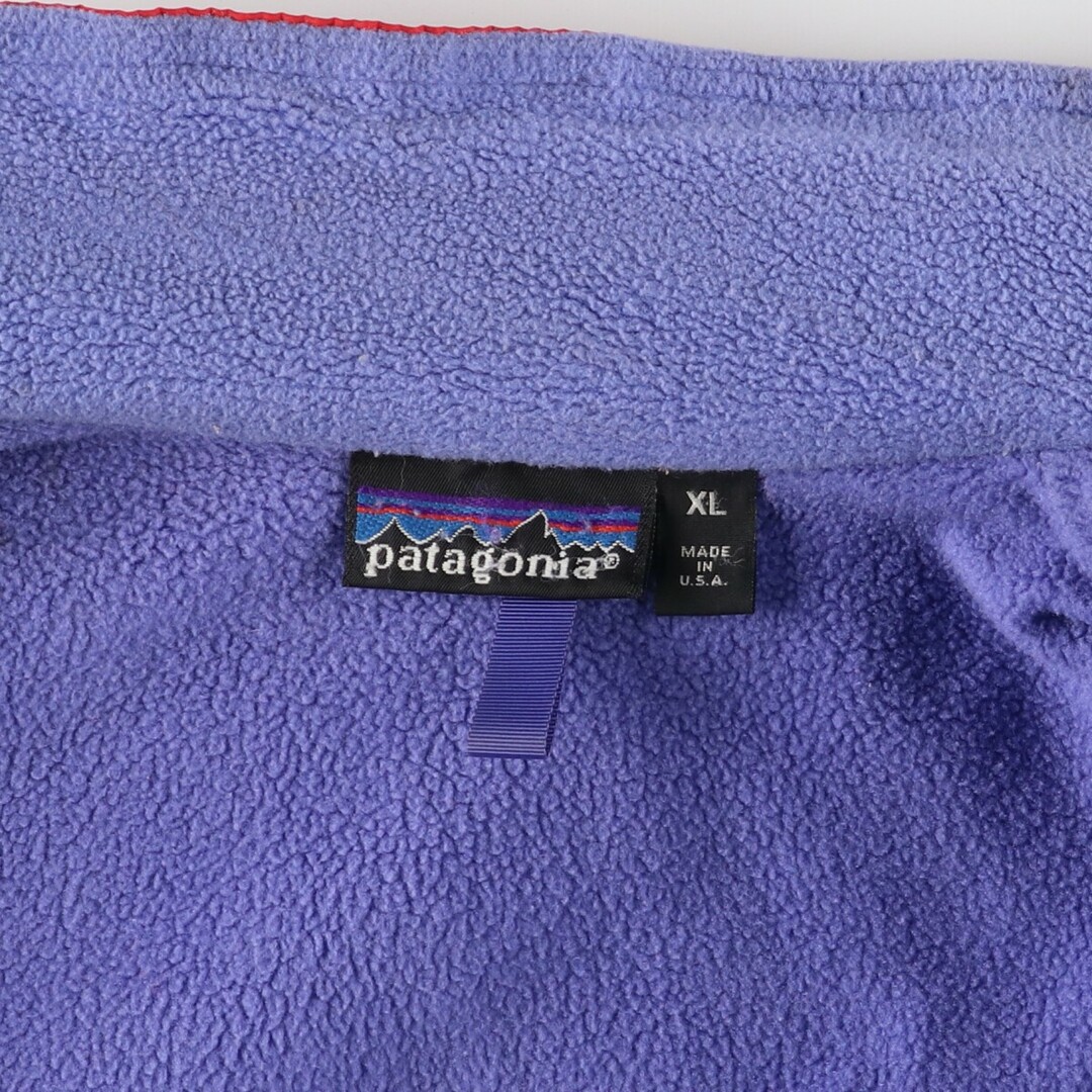 patagonia(パタゴニア)の古着 90年代 パタゴニア Patagonia シェルドシンチラジャケット 42111S0 ナイロンジャケット USA製 メンズXL ヴィンテージ /eaa412559 メンズのジャケット/アウター(ナイロンジャケット)の商品写真