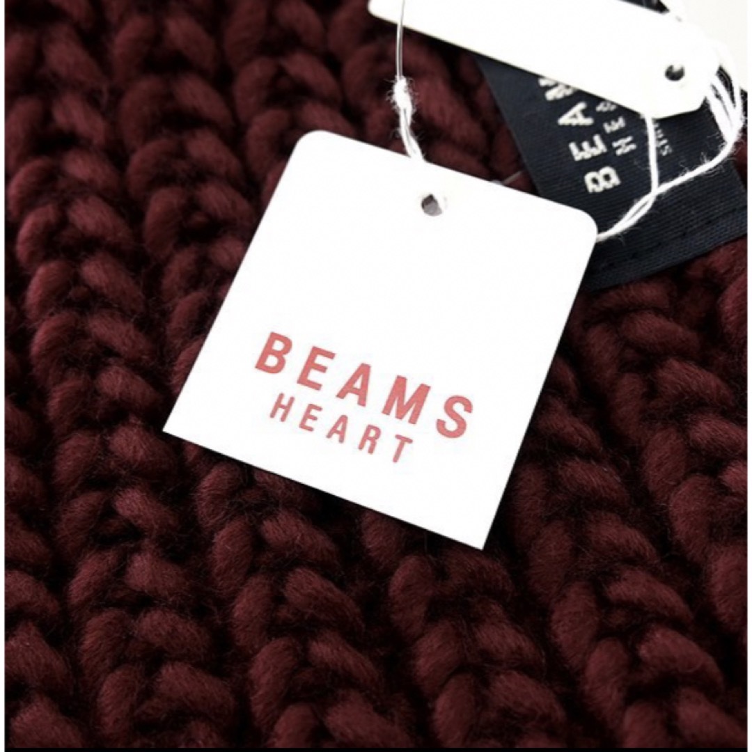 BEAMS(ビームス)のビームス　ハート　スヌード　マフラー　ニット メンズのファッション小物(マフラー)の商品写真