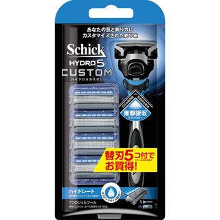 シック(Schick)のハイドロ5 カスタム　ハイドレード　本体+替え刃5個(メンズシェーバー)