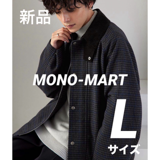 MONO-MART - オーバーサイズ  メルトン コーデュロイ襟 ハンティングジャケット Ｌサイズ