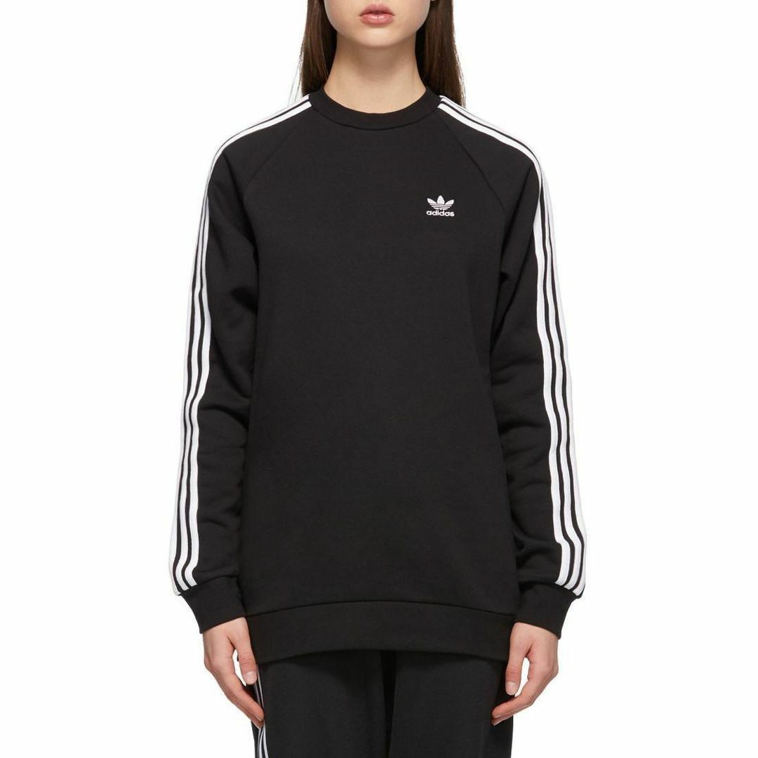 adidas(アディダス)の【完売品】アディダス　アディカラー　クラシック　長袖Tシャツ　M　ブラック レディースのトップス(Tシャツ(長袖/七分))の商品写真