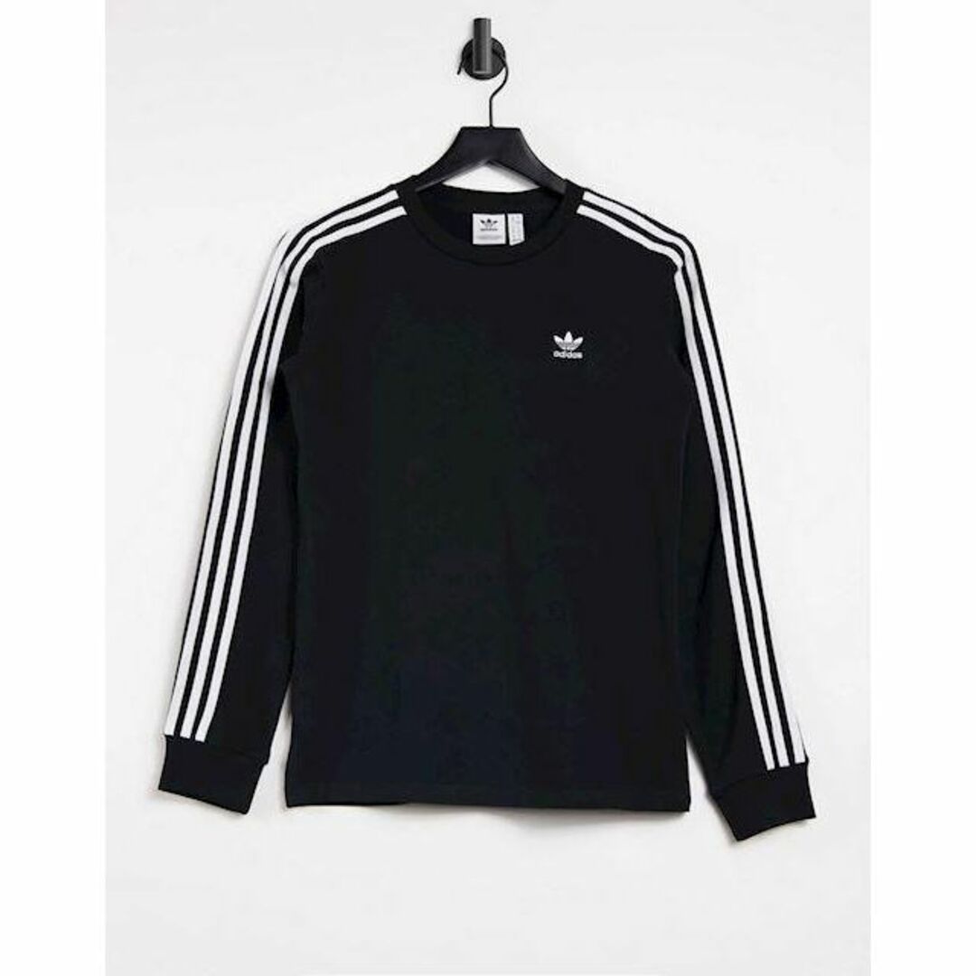 adidas(アディダス)の【完売品】アディダス　アディカラー　クラシック　長袖Tシャツ　M　ブラック レディースのトップス(Tシャツ(長袖/七分))の商品写真