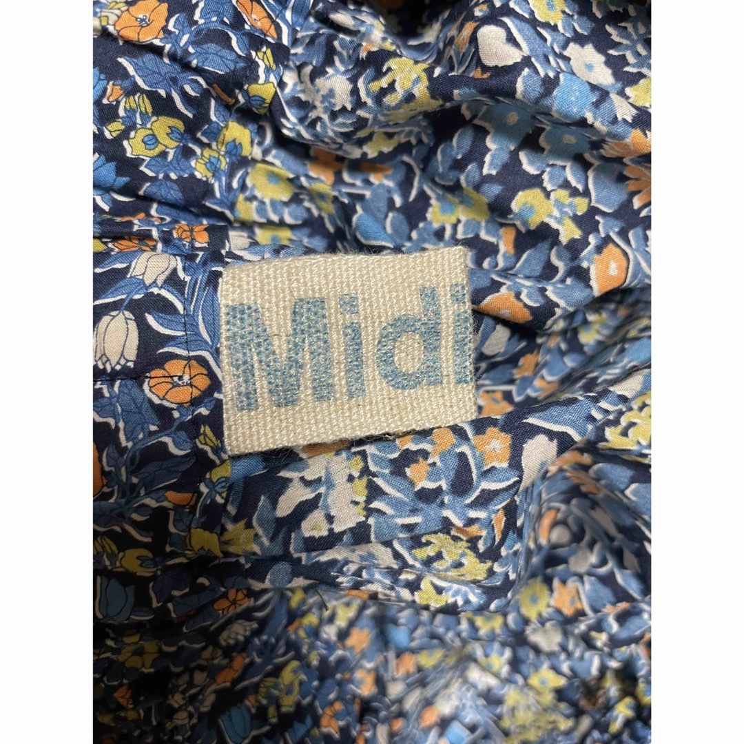 MidiUmi(ミディウミ)のMidiUmi ミディウミ/リバティプリントタックギャザースカート　F レディースのスカート(ロングスカート)の商品写真