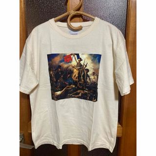 エルエイチピー(LHP)のLHP ラ・ヴィエベル　アート　プリント　ビッグ　Tシャツ　アイボリー　Mサイズ(Tシャツ/カットソー(半袖/袖なし))