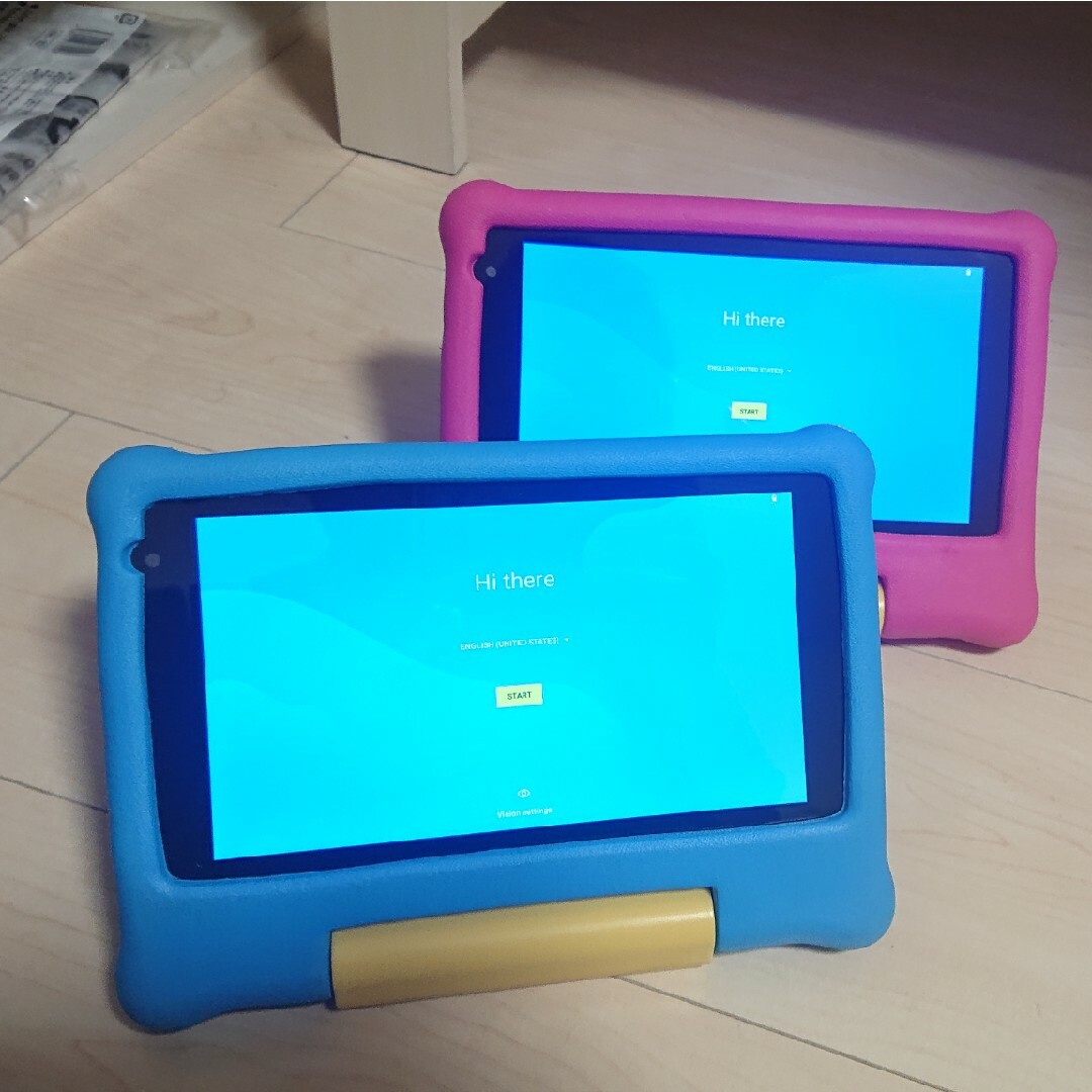 Android キッズタブレット2台セット スマホ/家電/カメラのPC/タブレット(タブレット)の商品写真