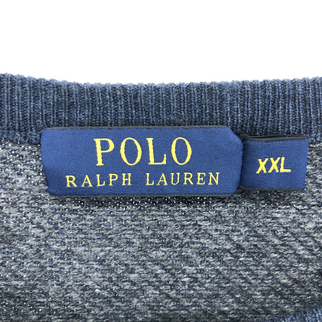 Ralph Lauren(ラルフローレン)の古着 ラルフローレン Ralph Lauren POLO RALPH LAUREN ウールニットセーター メンズXXL /eaa409283 メンズのトップス(ニット/セーター)の商品写真