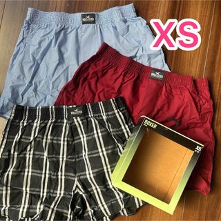 ホリスター(Hollister)の【新品】HOLLISTER ホリスター トランクス XS 3枚セット(トランクス)