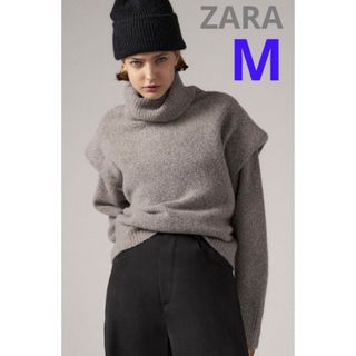 ザラ(ZARA)の新品ZARA オーバーサイズ仕様ウールセーターM limited edition(ニット/セーター)