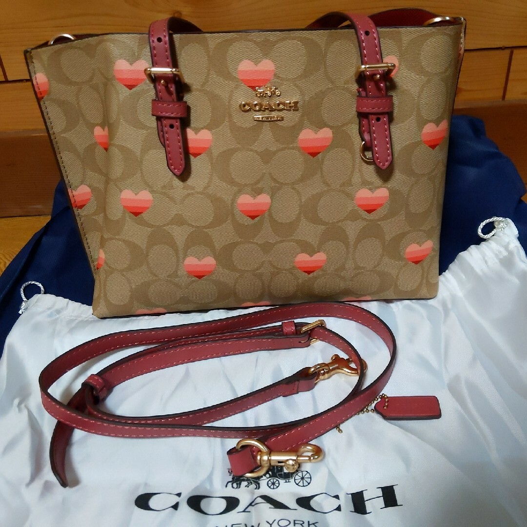 COACH - COACH　ハート柄ショルダーバック
